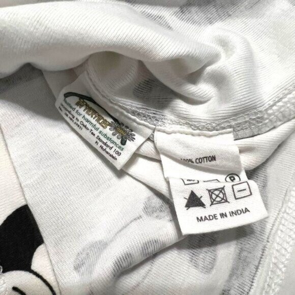 idaT Denmark Sz 122 (7Y) Black & White Panda Shirt - Picture 6 of 7